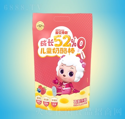 愛貝奇斯成長520兒童奶酪棒多莓味360g