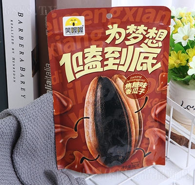 笑喔喔香瓜子焦糖味180g