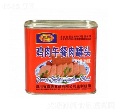 盤典雞肉午餐罐下飯菜即食肉罐頭340g