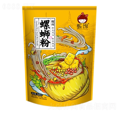 甄饞柳州螺絲粉袋裝米粉速食酸辣粉330g