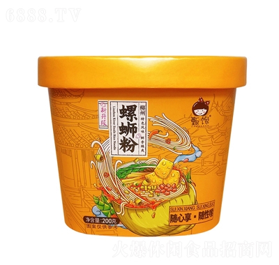 甄饞螺螄粉桶裝沖泡螺獅粉200g