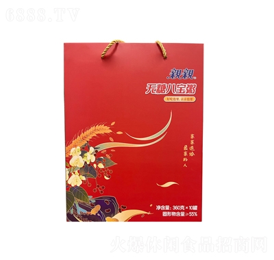 親親無糖八寶粥禮盒方便食品