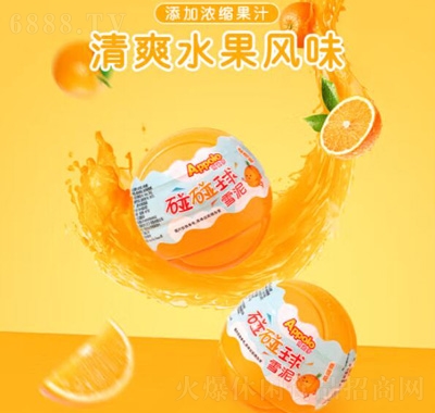 阿波羅雪糕碰碰球香橙味休閑食品