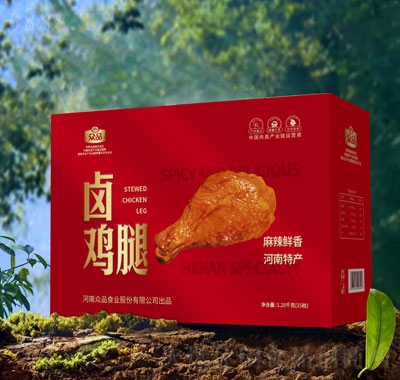 眾品鹵雞腿鹵味零食招商