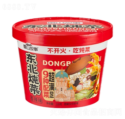 蜀山故事方便食品東北燉菜香辣味210g